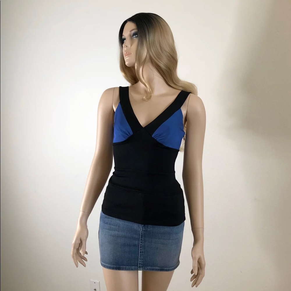 Di Hera Colorblock Black Tank XS NWT